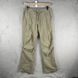 GAP Women's Pants Size XS Brown Drawstring  Button Cuff Pockets Utility